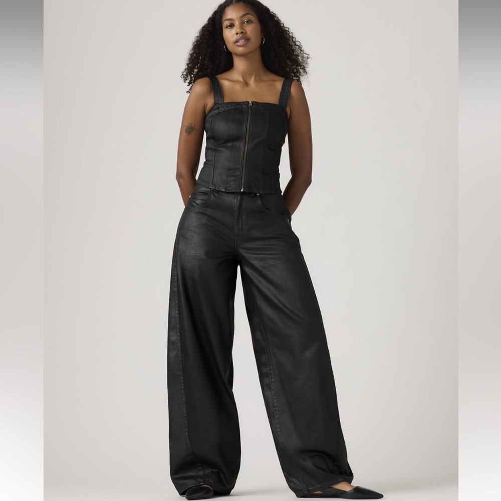 Levi's Super Baggy Black Coated